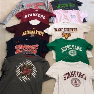 College Tees (sold separately)